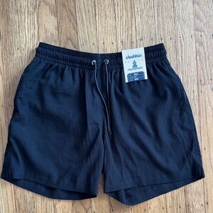 Chubbies Black Textured swimming shorts NWT